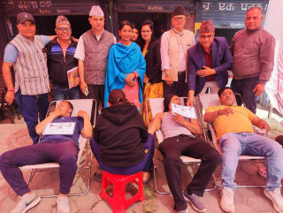 एमाले रत्ननगरको रक्तदान, ८५ युनिट रगत संकलन